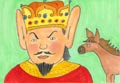 ロバの耳の王様（モンゴル）
