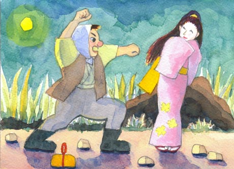 ���ɔ�т������Ă����j�A����ł��΂��Ă��鏗