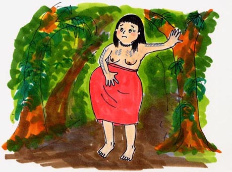 ���ꂳ��́A����������������ɗ��ɏo�܂����B