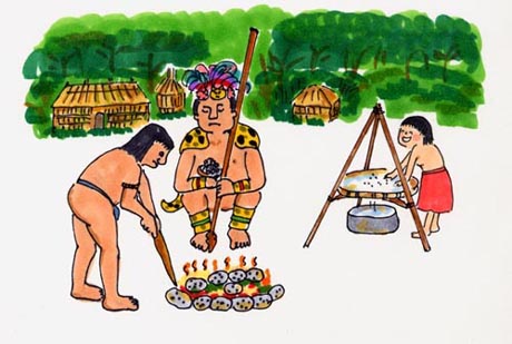 ���͂�������Ƃ�������ɐ_�X�̑��ł��炵�Ă��܂�