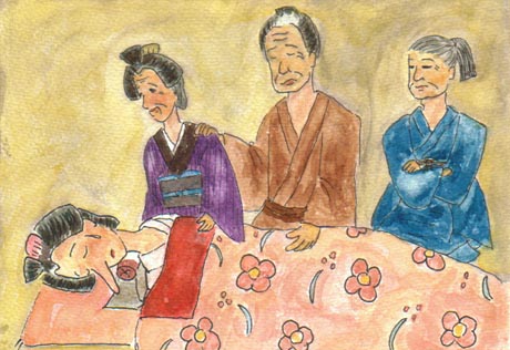 �Q�Ă���@���L�т����A����Ђ˂��ҁA�S�z�����Ɏ�芪���e