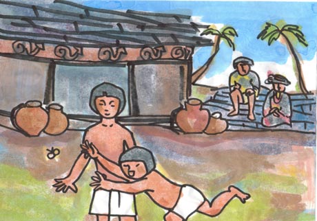 �v�w�ƉƂ̑O�ŗV��ł���Z��