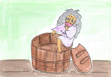 �傠���т��āA�傫�ȉ��ɓ��낤�Ƃ���R�W