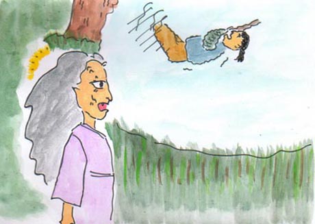 ���܂Œǂ������R�W�A���ʂɉf���Ă��鋛����̎p